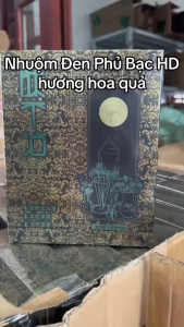 Thuốc Nhuộm đen Hàn Quốc HD mùi cafe không dính da đầu 420ml x2