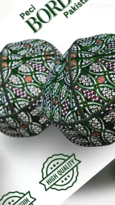 peci pakistan bordir harga terjangkau kualitas bagus warna hijau motif ukuran standar dewasa