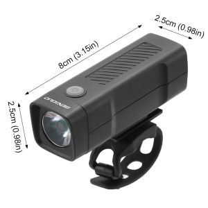 Bright Bicycle Light T6 LED Front USB Rechargeable MTB Mountain Bicycle Lamp 100LM Bike Headlight Flashlight Cycling Scooter
