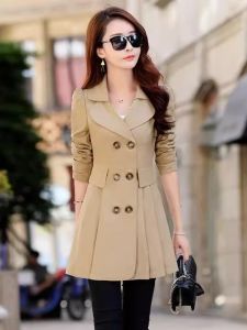 Lined New Spring Autumn Women Trench Coat