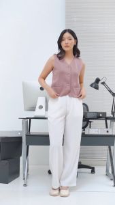 QUEENTIN Vest Wanita 1085 Scuba Polos Tanpa Lengan