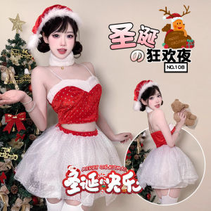 ชุดเดรสสัตว์กระต่ายเซ็กซี่สำหรับงานปาร์ตี้ในช่วงฤดูร้อน ชุดวันคริสต์มาสเซ็กซี่สำหรับผู้หญิง เสื้อผ้าทำงานสไตล์เกาหลี ชุดกระโปรงสั้น ชุดเดรสสัตว์กระต่าย