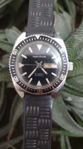 ANDRE Rivalle Diver Watch Tahun 1970