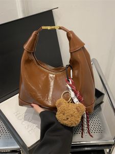 Fashionable Womens Shoulder Bag 2024 New Style Handbag Stylish Small Square PU Leather Bag with Soft Handle for Casual Use