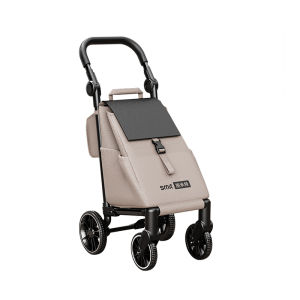 Portable Lightweight Foldable Shopping Cart Four-Wheel Universal Wheel Hand-Pulled Vegetable Buying Car Home Use Convenient