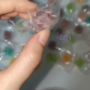 Crystal Candy Mix Candy Halal sweet asmr kohakutou agar jelly crunchy ice cube candy gummy
