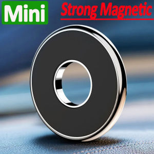 Round Magnetic Car Phone Holder in Car Bracket Magnet Mobile Smartphone GPS Supports Stand for iPhone Xiaomi Samsung Wall Holder