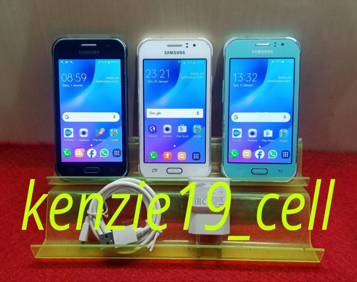 Hp Samsung J1 ACE (BIRU) (J111F) Layar super amoled Jaringan (4G