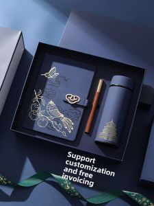 Business Opening Gift Set Thermal Cup Practical Festival Gifts Customizable Logo Corporate Client Memorial Day Creative Gift Box