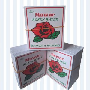 3 ikat 1500 kertas lebel air mawar