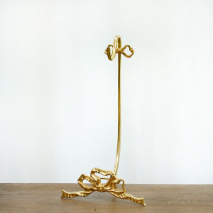 Bronze Butterfly Knot Coffee Cup Holder Simple Fashion Afternoon Tea Single Cup Plate Storage Table Decoration Home Decor