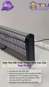 Đèn bắt muỗi TULI TL012 Công suất 12W Máy thu hút diệt côn trùng tự động Hiệu quả Không độc hại Bảo Hành 24 Tháng
