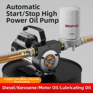 DULAN | Self-Priming Diesel Extraction Pump with Auto Start/Stop and Filter Function