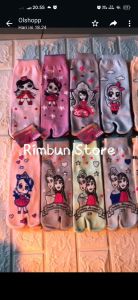 Kaos Kaki Jempol Anak 3 Pasang / Kaos Kaki Muslimah Berkarakter Lucu Dan Cantik