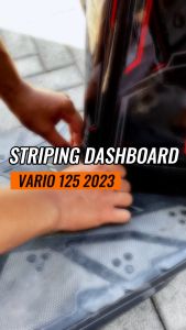 STRIPING VARIO 125 2023 PELINDUNG DASHBOARD - TANKPAD - DECKPAD VARIO 125 2023 - BODY PROTECTOR DECK PAD COVER - SDV4