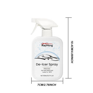 Rayhong 1pc Glass Deicing Winter Window Melting Snow Agents Car Snow Melting Agent Windshield Deicing Defroster Ice Remover Spray Fast Thawing And Antifreeze Frost Protect For Auto Deicing Spray Tool Anti-freeze Car Snow Melting Agent 150ml