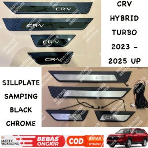 Sillplate Samping Honda Crv CR-V Hybrid 2023 2024 2025 Black Chrome