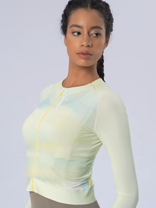 Santic Women Cycling Jersey Summer Sun Protection Breathable Sports Bike Long Sleeved Tops