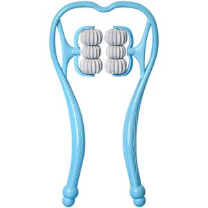 Manual Neck Massager Cervical Spine Shoulder Back Massager Multi-Functional Kneading Clamp Unblocking Device Home Use