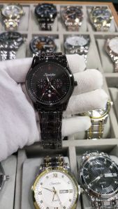 SUNLIFEX Jam Tangan Pria Tampilkan Tanggal Bisnis Klasik Anti Air Original Jam Tangan Cowok Free Box