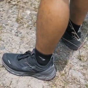 910 Nineten Sepatu running pria - Yuza evo hitam burgundy abu ash