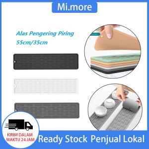 Mi.more Alas Pengering Piring Ukuran 55x8.8cm/35x8.8cm Bahan Silikon Anti Slip Tahan Lama / Alas Pelindung Keran Air