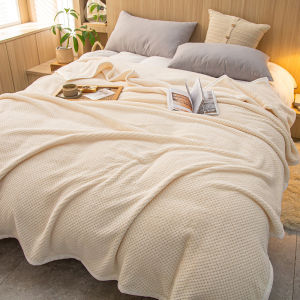 Chăn Lông Cừu Bebe Mùa Đông Chăn Ngắn Chăn Sofa Văn Phòng Chăn Lông Cừu San Hô Chăn Điều Hòa Không Khí Chăn Giường Đơn Giản Hiện Đại