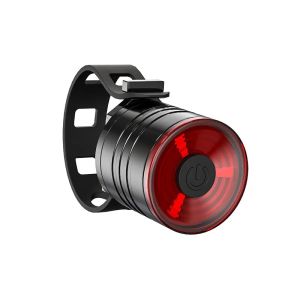LED Bicycle Rear Light Waterproof MTB Bike Taillights 3 Lighting Modes Aluminum Alloy Bike Light for Helmet Seatpost