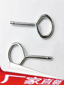 อุปกรณ์เสริมเครื่องดับเพลิงสลักเหล็กสลักวาล์วสลักความปลอดภัยหัวสลักประกันเชือกเชื่อมต่อพลาสติกสลักพลาสติก100ชิ้น