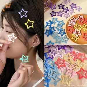 🔥C.three Colorful Y2k Star Hair Clip Set Women Bangs Bb Clip Dopamine Barrette Hair Pins