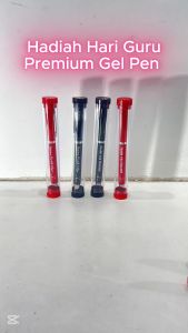 Teachers Day Gift Premium Gel Pen with Case Stationery Thank You Teacher Terima Kasih Cikgu Hadiah Hari Guru