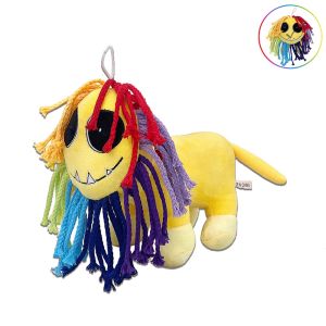 Poppy Playtime Colorful Lion Plushies Toy for Fans Gift Soft Stuffed Animal Doll for Kids Boys Girls