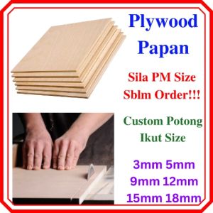 Maju plywood custom cut papan plywood custom made DIY papan kabinet papan dinding kayu ply