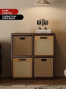 YONGJUE | Solid Wood Grid Freely Combinable Storage Shelf