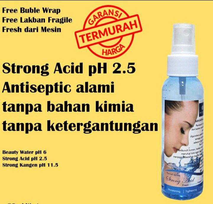 Strong Acid ph 25 Kangen Water 100ml Air Kangen Ph 25 Untuk
