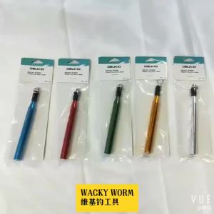 DEUKIO | Bộ Dụng Cụ Câu Cá Bằng Hợp Kim Nhôm DEUKIO Phụ Kiện Lắp Đặt Mồi Câu Kiểu Wacky Bằng Kim Loại