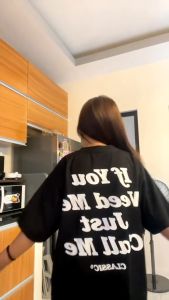 Classic IYNMJCM Tee.if you need me just call me Pure cotton fashion T-shirt Makapal na T-shirt