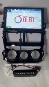 Xả kho thu hồi vốn combo mặt dưỡng kèm jack zin theo xe dòng xe TOYOTA VIOS các đời 2018-2019 bản điều hòa cơ-điều hòa tự động kích thước 9 inch đại lí đồ chơi xe hơi phụ kiện ô tô đồ chơi bền đẹp giá sỉ đại lí.