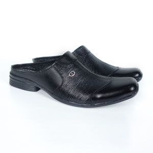 Sepatu Pantofel Slop Bustong Kulit Premium Formal Mamojosfore SL 75