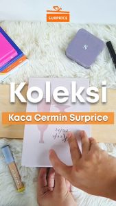 Surprice Cermin Kepala Kucing Stand / Cermin Rias Stand Motif Kucing