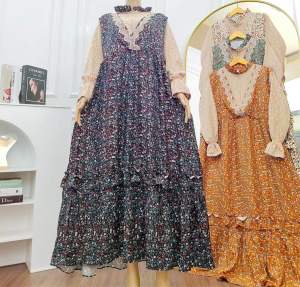 GAMIS CERUTY ETNIK PLISKET PREMIUM TERBARU