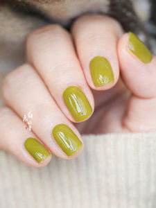 Two-Moons Misty Blue Fast-Drying No-Bake Nail Polish Show White Effect Small Qingqi Tanggu Oil Kanui Milk Shake Recommended