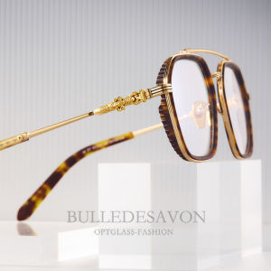 BULLE DE SAVON | Retro Double Bridge Large Frame Eyeglasses