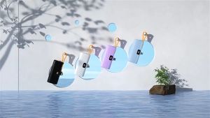 FunTechX Capsule Mini Portable Power Bank 5000MaH Android Type C & lOS Lightning Portable PowerBank