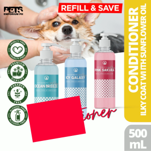 Pets Emporium Moisturizing Silky Coat Conditioner 500mL ICY GALAXY for Dogs & Cats Itchy Skin Care