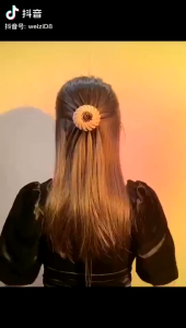 Velvet Hair Bird Nest Bun Maker Ponytail Buckle Hair Claw Hair Clips Head Hair For Women Girls