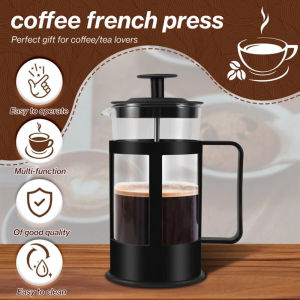 350/600ML French Multifunctional Coffee Filter Press Pot Plastic Tea Infuser with Tea Compartment Coffee Pot with Handle