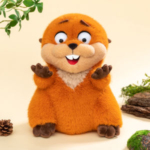 QIAOSHANG | Cute Beaver Plush Toy Sleep Pillow Gift