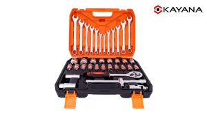 ชุดเครื่องมือ 37 ชิ้น (ประแจ+บล็อก)เกรด CR-V บล็อก ประแจ ไขควง ชุดประแจบล็อก ชุดบล๊อค กล่องเครื่องมือช่าง รับประกันคุณภาพของสินค้าคุ้ม!!!