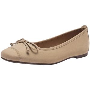 Hotwind Womens Casual Flat Shoes Spring 2025 Simple Pure Color Slip-On Ballet Flat Rubber Outsole Fabric Lining Butterfly Knot